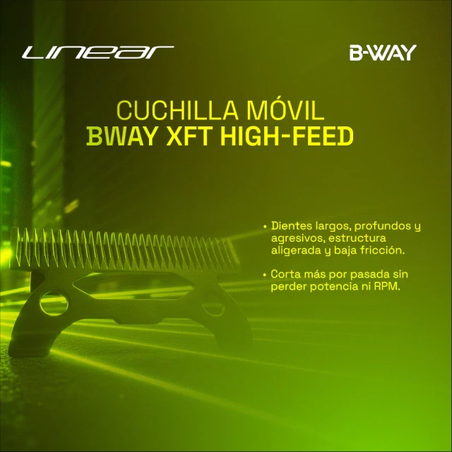 Tông Đơ Cắt Tóc B-WAY LINEAR Dual Core Motor 