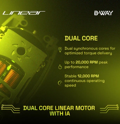 Chấn Viền B-WAY LINEAR Dual Core Motor - Nội Địa Mỹ 