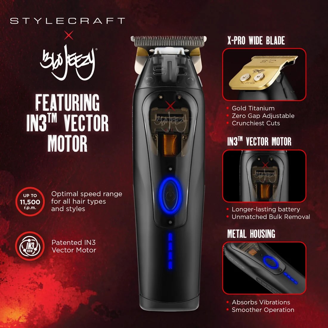 Chấn Viền Stylecraft x360 Jeezy Vector Motor 3.0 