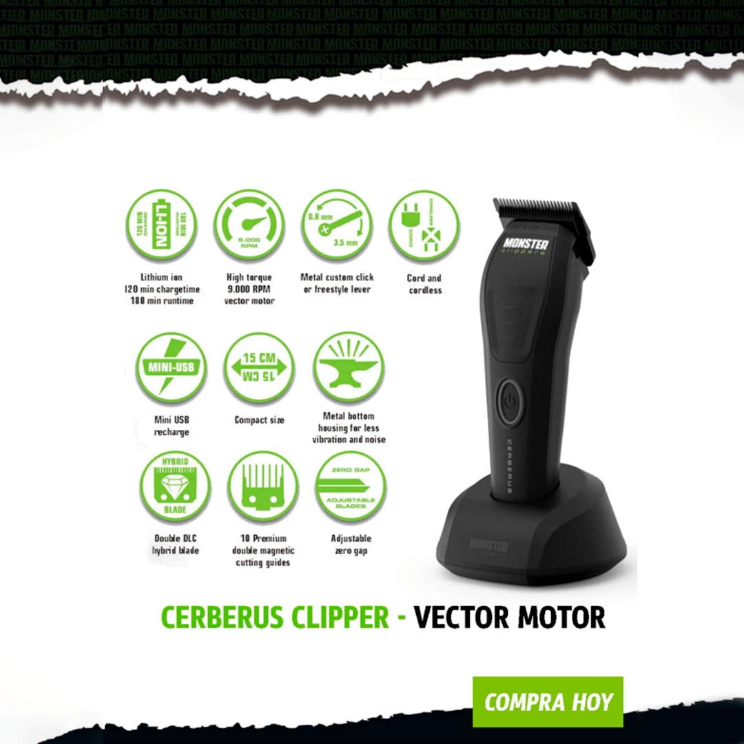 Tông Đơ Monster Clippers Cerberus Vector Motor