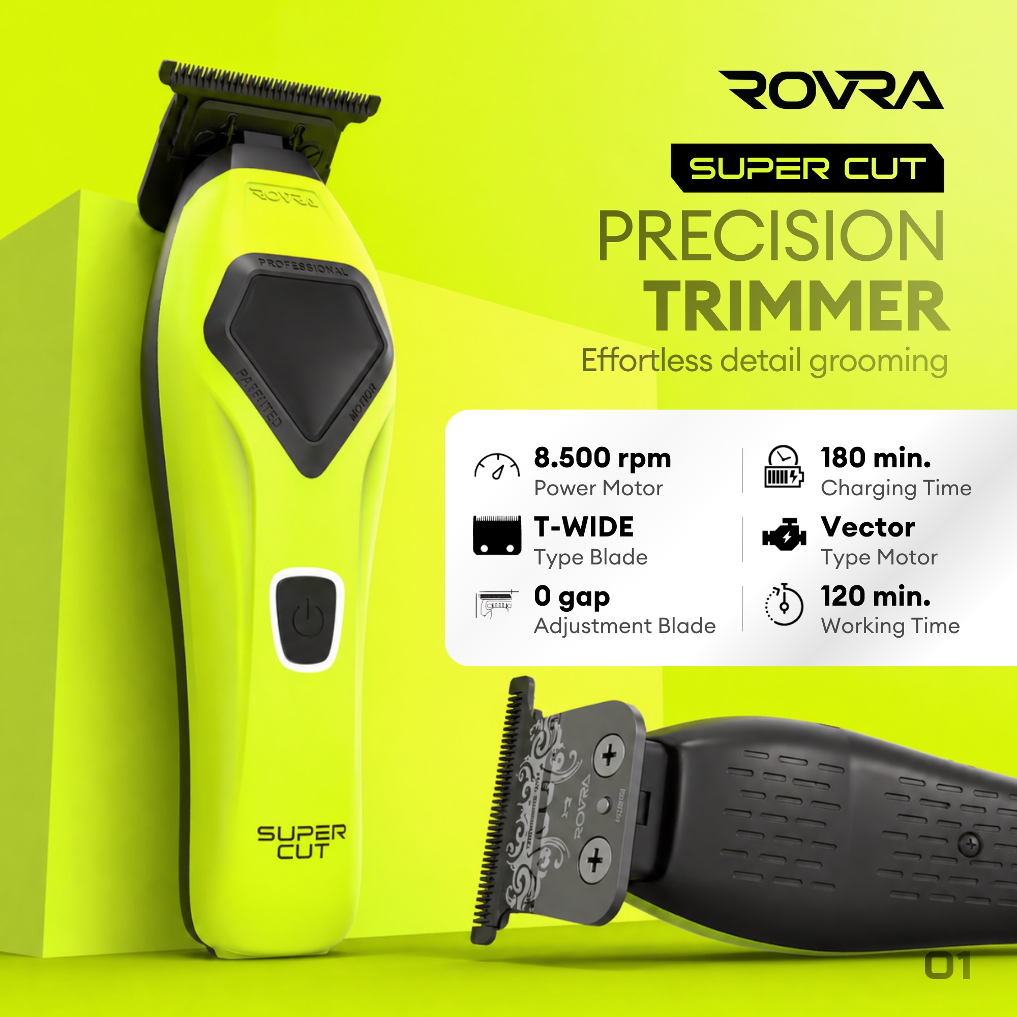 Chấn Viền Rovra SuperCut RT89 Vector Motor 
