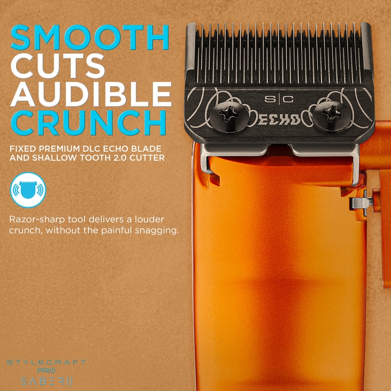 Tông Đơ Stylecraft PRO Saber II Orange Limited