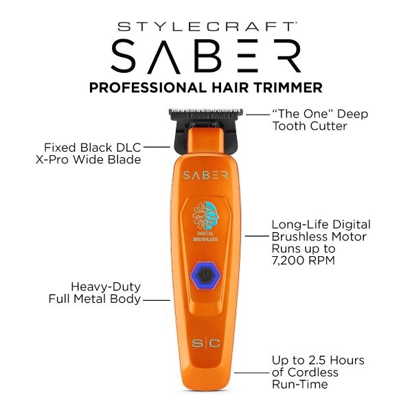 Chấn Viền Stylecraft Brushless Saber 2 Orange Limited 